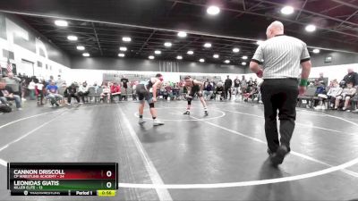 129 lbs Round 1 (8 Team) - Cannon Driscoll, CP Wrestling Academy vs Leonidas Giatis, Killer Elite