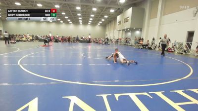 70 lbs Rr Rnd 1 - Layten Marsh, M3 Wrestling Academy - EL vs Grey Schrader, TNWC Rideout - EL
