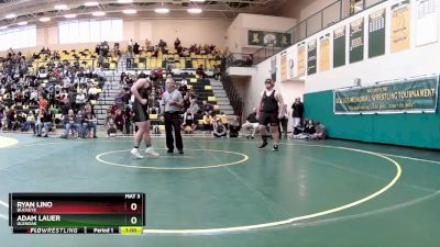 285 lbs 3rd Place Match - Ryan Lino, BUCKEYE vs Adam Lauer, GLENOAK