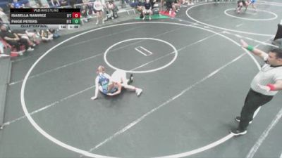 105 lbs Quarterfinal - Isabella Ramirez, SF Tigers vs Paige Peters, Beat The Streets-Oxnard
