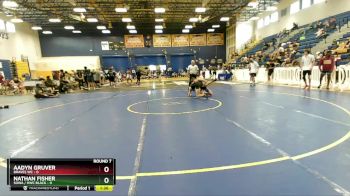 120 lbs Round 7 (8 Team) - Nathan Fisher, SOWA / HWC BLACK vs Aadyn Gruver, Braves WC