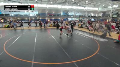 157 lbs Cons. Round 4 - James Kosza, Unattached vs Kaden Dressel, Unattached