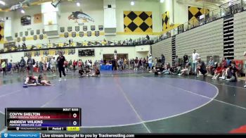 106 lbs Cons. Round 2 - Covyn Shelton, Perry Meridian Wrestling Club vs Andrew Wilkins, Portage Wrestling Club