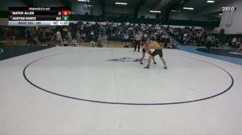 165 lbs Cons. Round 4 - Austen Kuntz, McDaniel vs Matox Allen, Liberty
