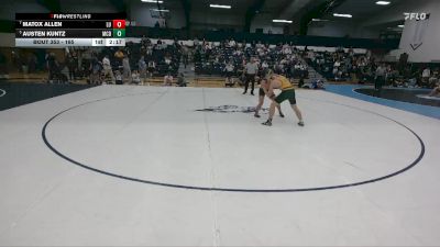 165 lbs Cons. Round 4 - Austen Kuntz, McDaniel vs Matox Allen, Liberty