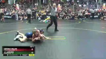 110 lbs Quarterfinals (8 Team) - JC Amrhein, Dundee Blue vs Jeffrey Miller, Jackson Northwest