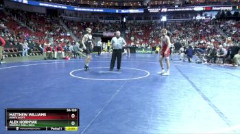 3A-120 lbs Cons. Round 3 - Alex Hornyak, Waverly-Shell Rock vs Matthew Williams, North Scott