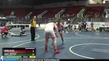 195 lbs Quarterfinals (8 Team) - Mikey Brooks, Funky Monkeys vs Aiden Rush, Michigan Bulldogs