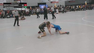 126 lbs Champ. Rd Of 64 - Bentley Klinkhammer, Heartland Wrestling Academy vs Rylan Moritz, Jack Pine Savage