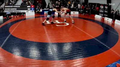 60kg Cons. Round 5 - Kingston Farrow, Regina Wolverine Wrestling Club vs Jacob Harper, Mountaintop Wrestling Club