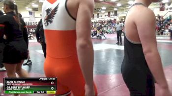 JV-31 lbs Quarterfinal - Jack Buesing, West Delaware, Manchester vs Gilbert Dylhoff, Union, LaPorte City