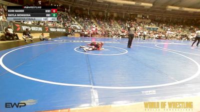 82 lbs Quarterfinal - Kori Nader, Rising Kingz vs Rayla Mongosa, Warrior Wrestling Club (WWC)