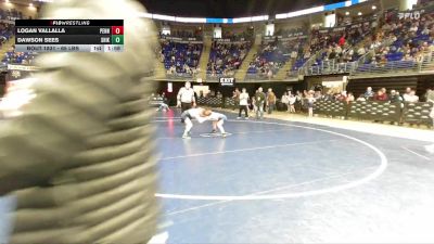 65 lbs Quarterfinal - Logan Vallalla, Pennridge vs Dawson Sees, Shikellamy