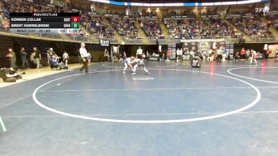 89 lbs Round Of 32 - Korben Collae, Benton vs Brent Hurrelbrink, Cranberry