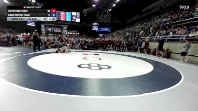 100 lbs Champ. Rd Of 128 - Devin Rickner, OK vs Cam Whitehead, IL