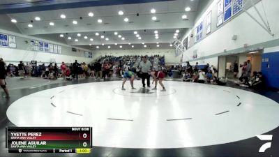 170 lbs Cons. Round 2 - Jolene Aguilar, Santa Ana Valley vs Yvette Perez, Santa Ana Valley