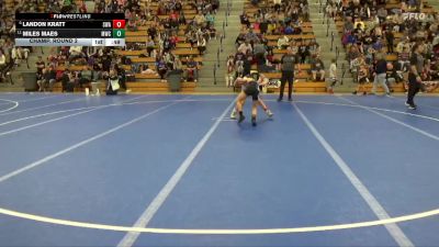 85 lbs Champ. Round 2 - Miles Maes, Mollitium Wrestling Club vs Landon Kratt, Summit Wrestling Academy