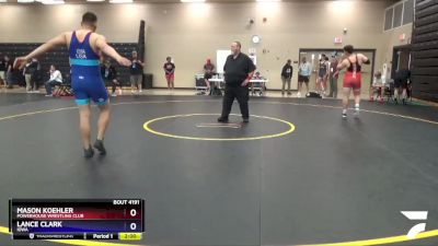 220 lbs Round 5 - Mason Koehler, Powerhouse Wrestling Club vs Lance Clark, Iowa