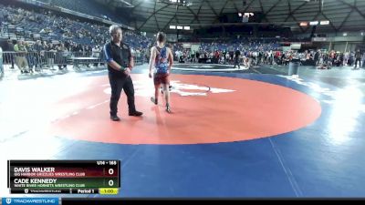 165 lbs Cons. Round 2 - Cade Kennedy, White River Hornets Wrestling Club vs Davis Walker, Gig Harbor Grizzlies Wrestling Club