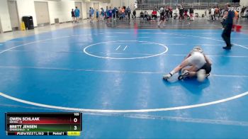 105 lbs Placement (4 Team) - Owen Schlaak, NRHEG vs Brett Jensen, Springfield