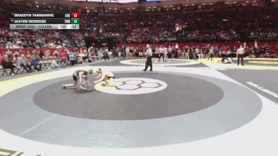 113 lbs Cons. Sub-semis - Braedyn Tammarine, Liberty Center vs Jaxten DeWeese, Tinora