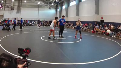 125 lbs Round 1 (4 Team) - Luke Mendez, North DeSoto Wrestling Academy vs Langston Roy, Best Trained X All American - Blue