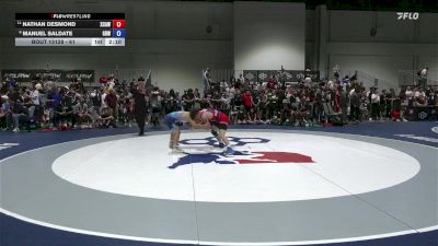 61 lbs Champ. Round 4 - Nathan Desmond, X-Calibur Athletics Wrestling Club vs Manuel Saldate, Gold Rush Wrestling