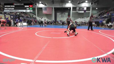 120 lbs Semifinal - Jayden Rose, Skiatook Youth Wrestling vs Mac Butler, Raw