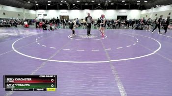 130 lbs Cons. Round 3 - Seely Chronister, El Reno vs Baylyn Williams, Lebanon