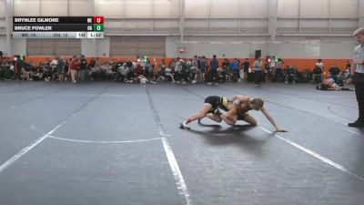 88 lbs Quarterfinals (8 Team) - Brynlee Gilmore, Warner Elite vs Bruce Fowler, Ohio Gold
