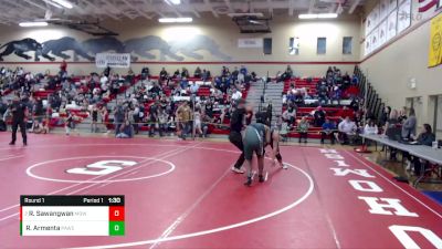 187 lbs Round 1 - Ryder Sawangwan, Mat Demon Wrestling Club vs Rodolfo Armenta, Port Angeles Wrestling Club