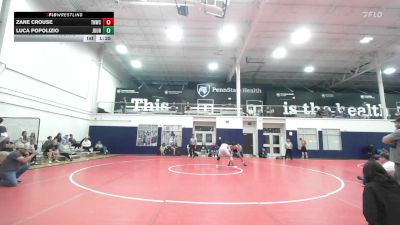 128 lbs Rr Rnd 5 - Zane Crouse, Team Nauman Silver Fox - HSC vs Luca Popolizio, Journeymen Wrestling Blue - HSC