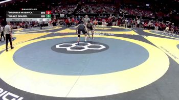 D1-157 lbs Cons. Round 3 - Brennan Warwick, Mass. Perry vs Drake Brasiel, Aurora