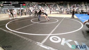 73 lbs Rr Rnd 1 - Ensley Fields, Rogue Warrior Wrestling vs Savannah Brown, Checotah Matcats