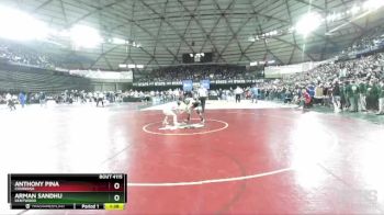 4A 106 lbs Quarterfinal - Arman Sandhu, Kentwood vs Anthony Pina, Chiawana