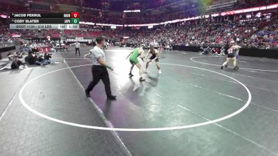 215 lbs Quarters - Jacob Pekrul, Hartford Union vs Cody Slater, Janesville Parker