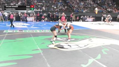 Semifinal - Rylan Hansen, Stanton vs Alison Dill, Fort Calhoun