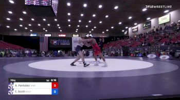 70 kg Quarters - Alec Pantaleo, Cliff Keen Wrestling Club / TMWC vs Edward Scott, Wolfpack Wrestling Club / TMWC