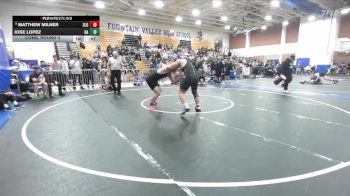 285 lbs Cons. Round 4 - Matthew Milner, San Luis Obispo vs Jose Lopez, Bishop Alemany