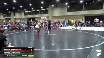 100 lbs Round 4 (6 Team) - Mirabella Matson, Trojan WA vs Brielle Manhollan, TN AAU- Chaos