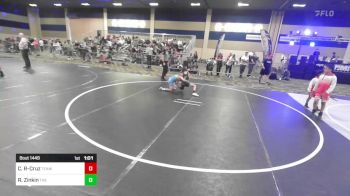 82 lbs Semifinal - Cato Rickel-Cruz, Team Aggression vs Rylan Zinkin, The Empire