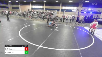 82 lbs Semifinal - Cato Rickel-Cruz, Team Aggression vs Rylan Zinkin, The Empire