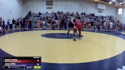 170 lbs Round 1 - Jaiah O`Neal, Indiana Girls Wrestling vs Julia Shea, Contenders Wrestling Academy