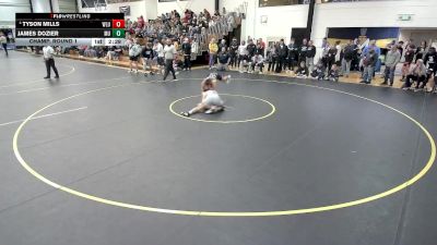 165 lbs Champ. Round 1 - James Dozier, Marian vs Tyson Mills, West Liberty