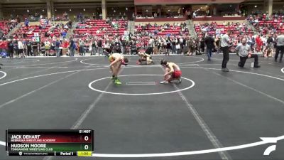 76 lbs Champ. Round 1 - Jack DeHart, Nebraska Wrestling Academy vs Hudson Moore, Tonganoxie Wrestling Club