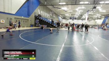 40-42 lbs Round 1 - Trinity Sjoblom, Devils Wrestling vs Creed Christensen, Altamont Longhorn Wrestling