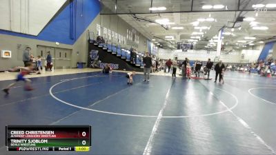 40-42 lbs Round 1 - Trinity Sjoblom, Devils Wrestling vs Creed Christensen, Altamont Longhorn Wrestling