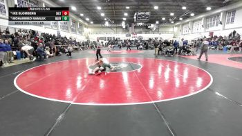 132 lbs Quarterfinal - Ike Blomberg, Shelton vs Mohammed Ramlek, Maloney