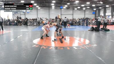105 lbs Round 2 (10:30am Friday) - Jaxon Sanchez, POWA vs Zaeden Young, Terps Xpress