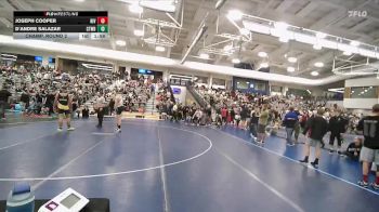 175 lbs Champ. Round 2 - Joseph Cooper, Riverton vs D`Andre Salazar, Cottonwood